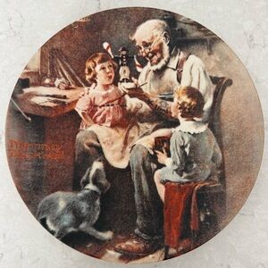 Norman Rockwell Collector Plate - The Toy Maker - 1977